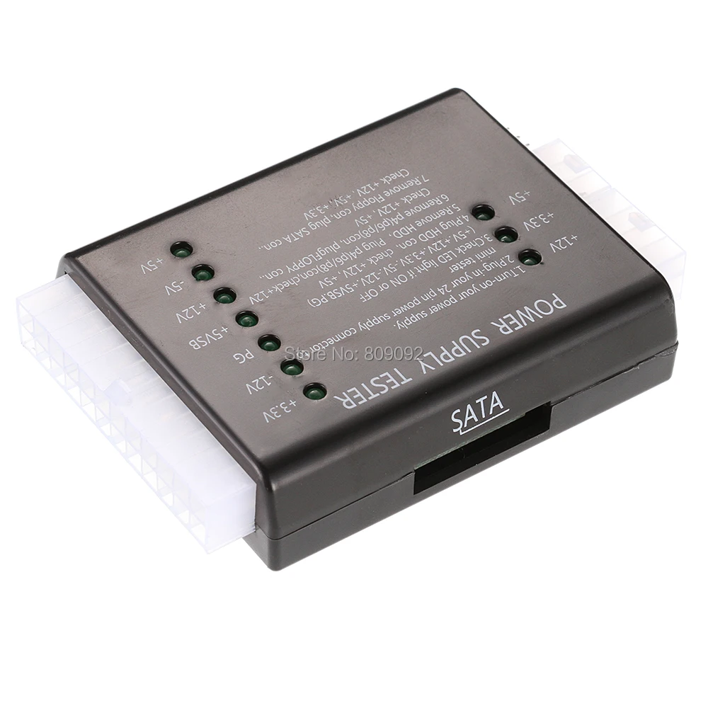 Pc الكمبيوتر atx sata hdd إمدادات الطاقة الصمام مؤشر 20 24pin psu أداة تشخيصية اختبار ل الأنود الكاثود 12 فولت 5 فولت 3.3 فولت