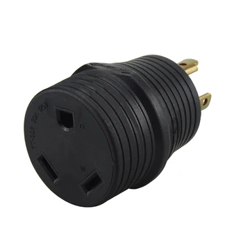 

[L5-30P to TT-30R] RV 30 AMP 3-Prong Generator Adapter Converter, Nema L5-30P Male to TT-30R Female Generator Adapter