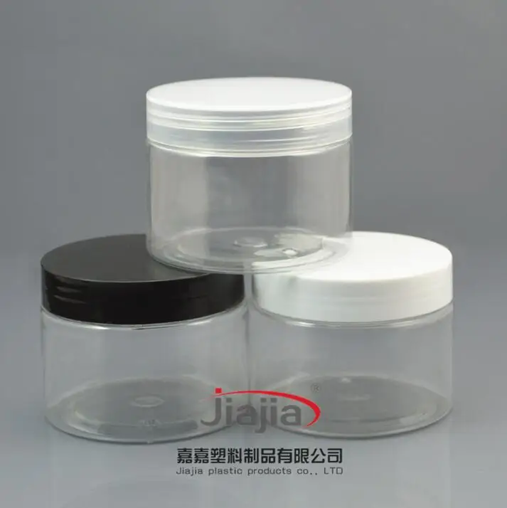 

150ml Mask Bottle Plastic 150g Cream cans multi-purpose PET Container Home Storage Airtight Jar with white/black/clear PP lid
