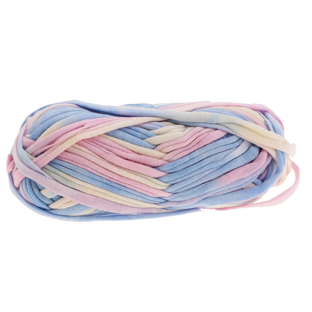 100g Soft Fabric Yarn For DIY Knitting Crochet Carpet Bags Clothing Accessories