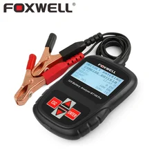 Foxwell BT100 Pro 12 В автомобиля Батарея тестер для затоплены AGM гель 100-1100 cca 30 до 110 ах 12 В вольт автомобильной программное средство анализатора