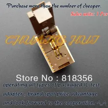 DFN5mm* 3,2 мм тестовое гнездо QFN4 DFN4 WSON4 MLF4 для DIP4 программист адаптер