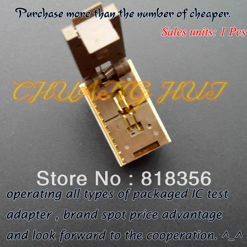 

DFN5mm*3.2mm test socket QFN4 DFN4 WSON4 MLF4 to DIP4 programmer adapter