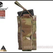 Emerson Тактический Подсумок для журналов кобура Военная охотничья оборудование 5,56 Пистолет один открытый Топ подсумок Мультикам EM6361MC