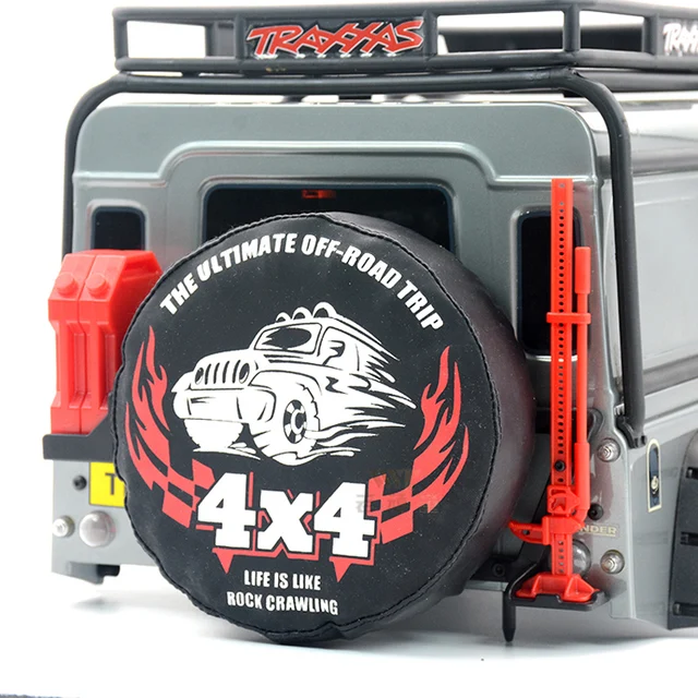 Best Price 1pc TRX4 KM2 Remote Control Crawler Cars OP Dust-proof Cover Spare Tire Protective Case Dust Proof Tyre Cover for 1.9/2.2" Tires