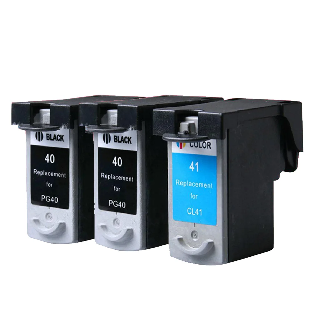 

3pcs Compatible Ink Cartridge for Canon PG40 CL41 for Canon iP1180 iP1200 iP1300 iP1600 iP1700 iP1880 Printer cartridge