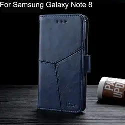 Флип кожаный чехол для телефона samsung galaxy note 8 Обложка K стиль Винтаж Бизнес Дизайн Coque galaxy note 8 fundas Капа