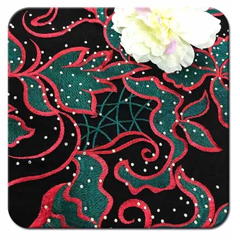 

2019 Latest French Nigerian Laces Fabrics embroidery Hot diamond Tulle African Laces Fabric Wedding French Tulle Lace