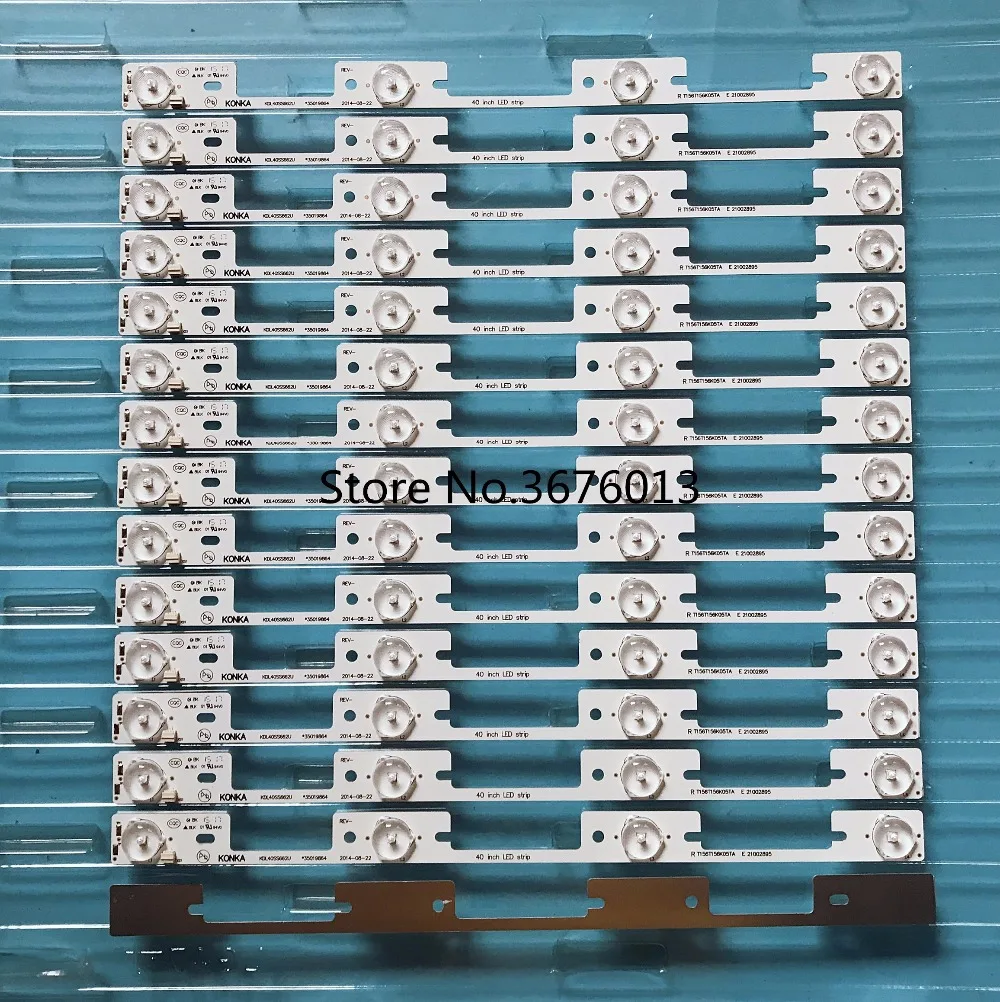 

40 Pieces/lot original new LED strip for KONKA KDL40SS662U 35019864 4 LEDs(6V) 327mm