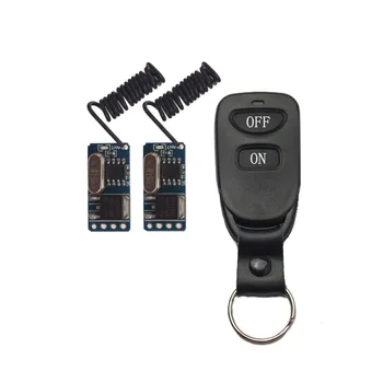 

Micro Mini-sized Wireless Remote Control Switch Contactless Control System no noise Learning Function Latched Model DC 5V 12V