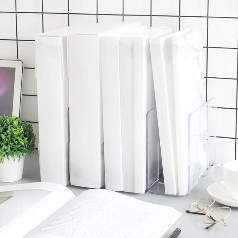 

20/40/60/100 Pages PP A4 File Folder Marble Pattern Multi-Layer Document Information Book Bag Office School Student Gift Supply