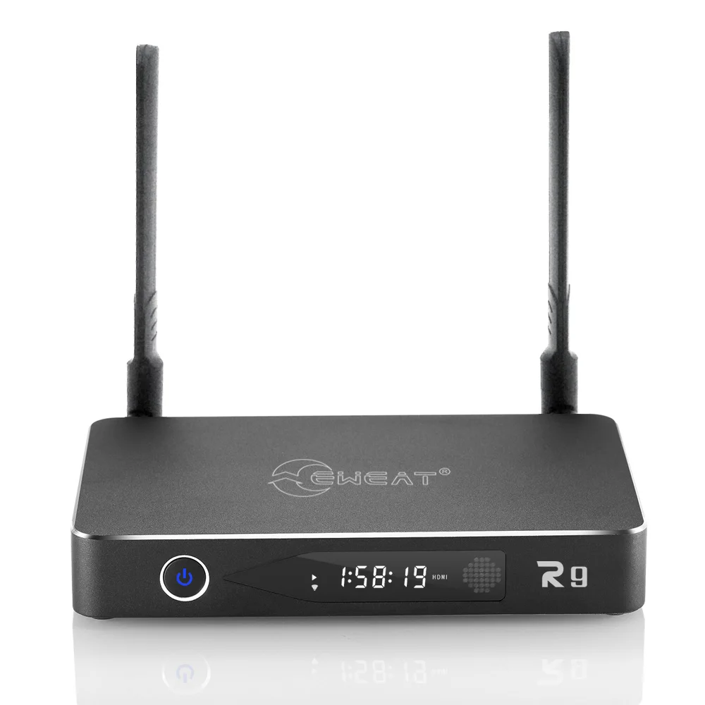 Prix pour Eweat R9 Android 6.0 TV BOX Realtek RTD 1295 Cortex A53 Mali-T820 Quad Core 2G/16G Dual Band WiFi 3D HDD Media Player Prix pour Eweat R9 Android 6.0 TV BOX Realtek RTD 1295 Cortex A53 Mali-T820 Quad Core 2G/16G Dual Band WiFi 3D HDD Media Player