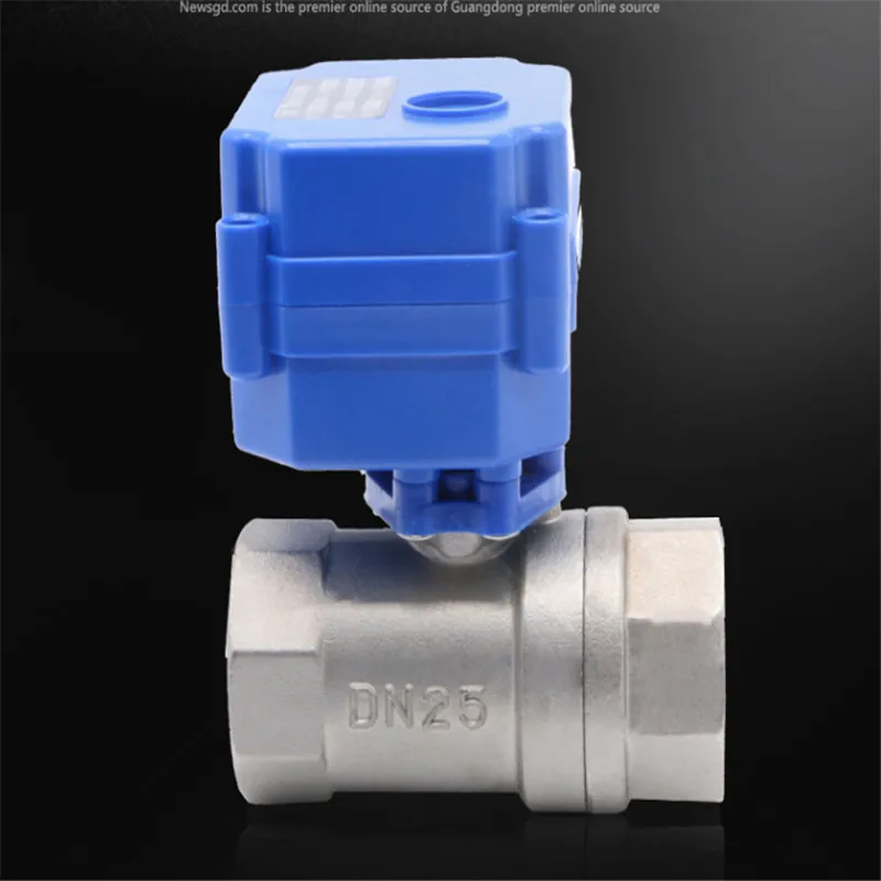 Шаровой кран с электроприводом из нержавеющей стали I inch DN25 DC5V 12V 24V AC220V