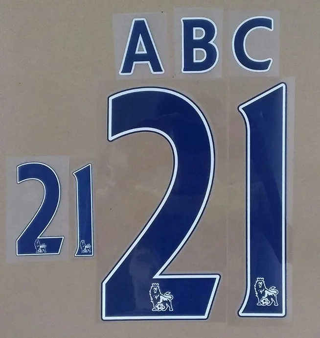 

customize FA League blue name numbering nameset soccer patch soccer badge