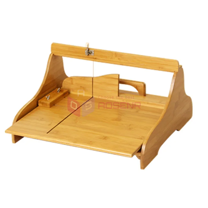 

DIY Large Bamboo Handmade Wire Soap Mold Loaf Cutter Kit Adjustable Bar Spacing Soap Making Tools