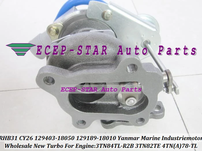 RHB31 CY26 MY61 VA110024 VA110021 129403-18050 Turbo Turbocharger For Yanmar Marine Industriemotor 3TN84TL 3TN82TE 4TNA78-TL (5)