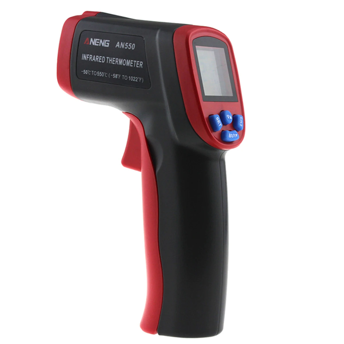 Beste ANENG AN550 Digitale Laser Pyrometer Non Contact Infrarood Thermometer 50 500C LCD Temperatuur Tester Meter Gun