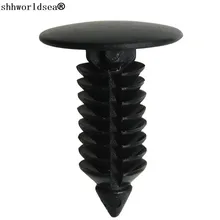 Shhworldsea 100 шт. Fender фиксатор для gm автомобиля Пластик Стопорные зажимы для автомобиля авто крепежа Пластик заклепки автомобильный зажим