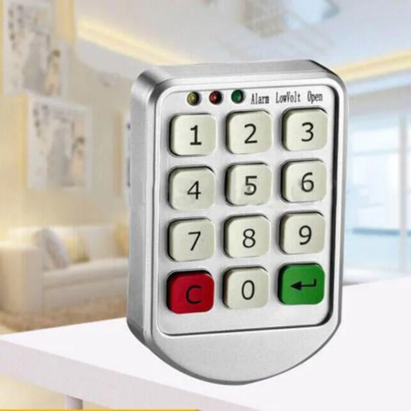 

Digital Drawer Electronic Password Keypad Number Cabinet Door Code Locks Tool