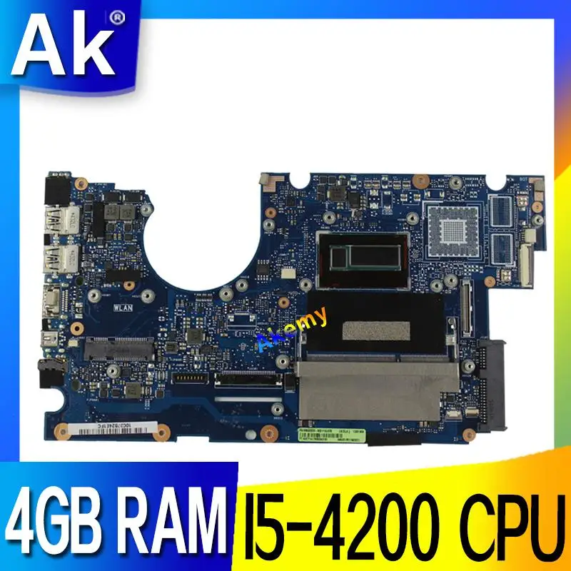 UX32LA I5-4200 CPU 4 GB RAM اللوحة الأم ل ASUS UX32LN UX32LA UX32L UX32LA-LN كمبيوتر محمول اللوحة اختبار العامل