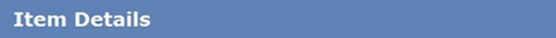 Item detials