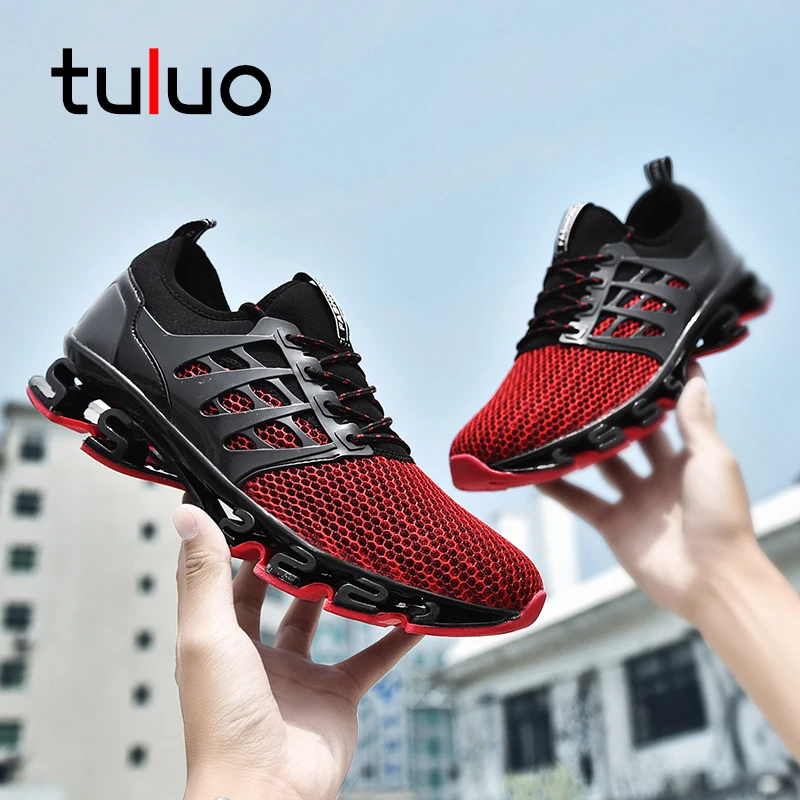 

TULUO New Man Athletic Race Running Shoes Woman Adult Outdoor Sport Unisex Fitness Sneakers Gym Shoes Comfortable big Size 36-48