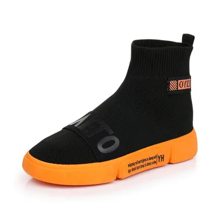 

Casual shoes female 2019 summer new elastic socks shoes Korean version of ulzzang wild thick bottom high shoes-1
