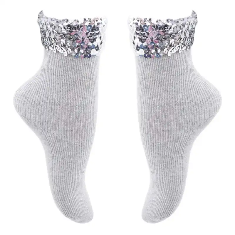 Fall Winter Women S Socks Original Design New High Quality Handmade Sequins Solid Color Socks For Women Socks Aliexpress