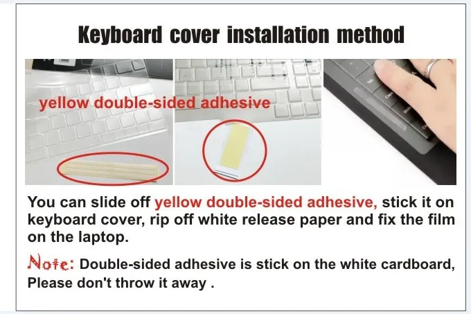 Прозрачный чехол клавиатура из ТПУ для ноутбука ASUS VivoBook Flip TP410U TP410UA TP410UR/E406SA/B9440UA