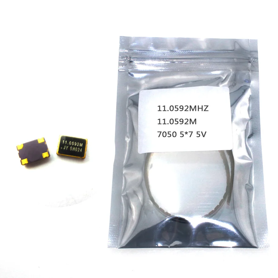 10 шт. SMD 5070 активный кварцевый генератор OSC 11 0592 МГц M 7050 5*7 5 в 25ppm|smd 5v|smd oscillatorsmd 50 |