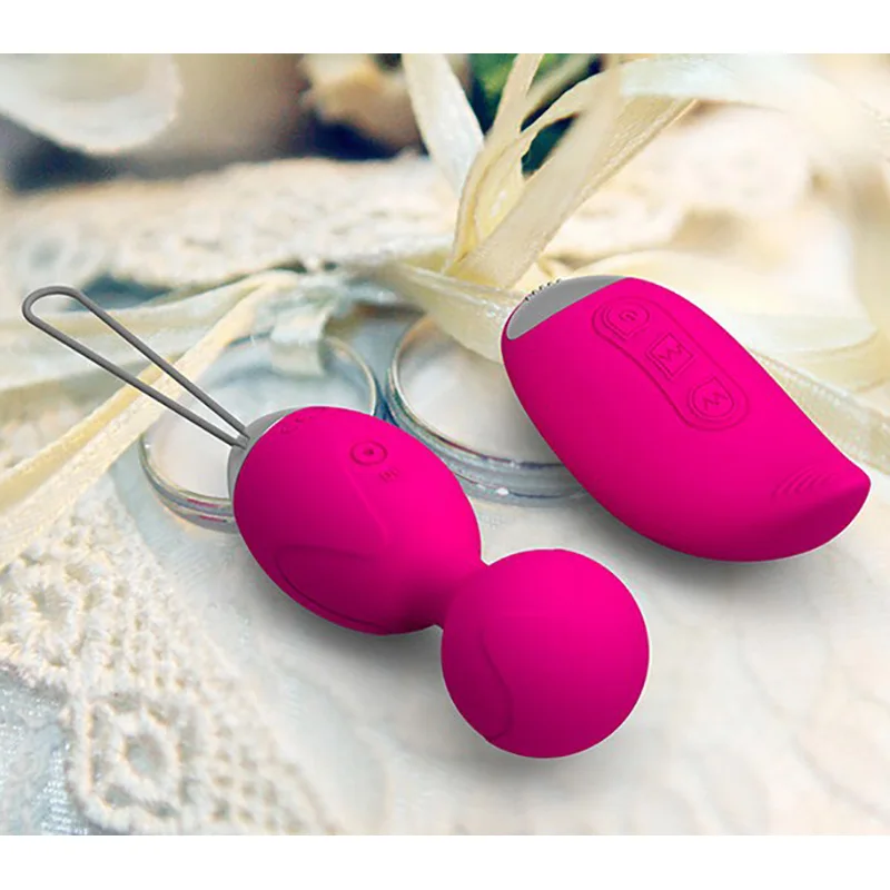 Silicone vibrating eggs wireless vaginal ball (17)