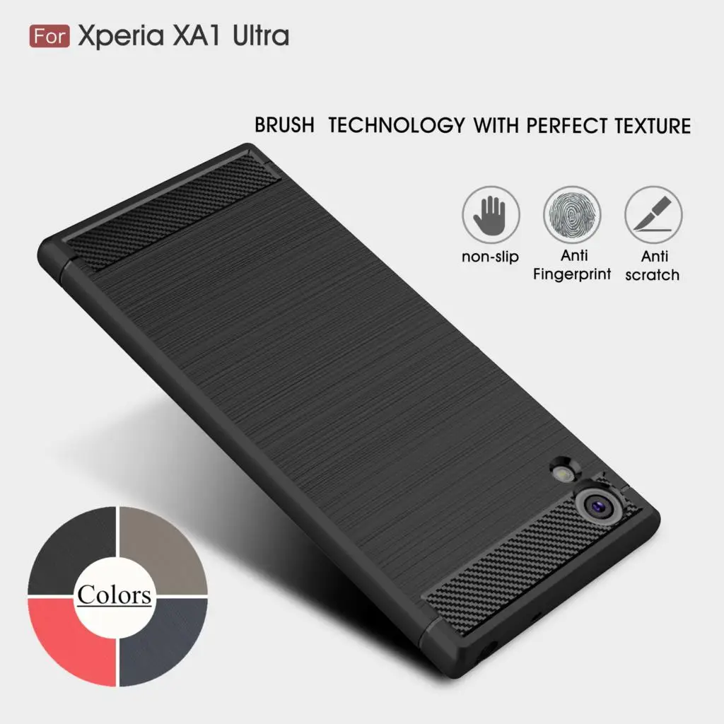 

Case for Sony Xperia XA1 / XA1 Ultra / XA1 Plus TPU Silicone Case Ultra-thin Soft Cover Matte Feel Phone Case Rugged Armor