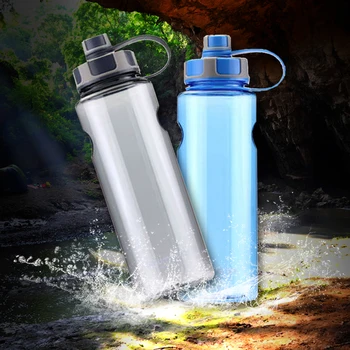 

Bpa-Free 2000ml Large Capacity Plastic My Water Bottle Sport&Outdoor Travel PC Kettle With Tea Infuser Portable Handle Cover Lid