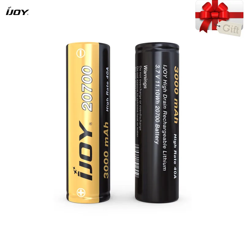 Billig 100% Original IJOY 20700 Batterie 3000mAh Kapazität 3,7 V 40A Für Dual 20700 Box Mod Vape High Drain lithium Batterie