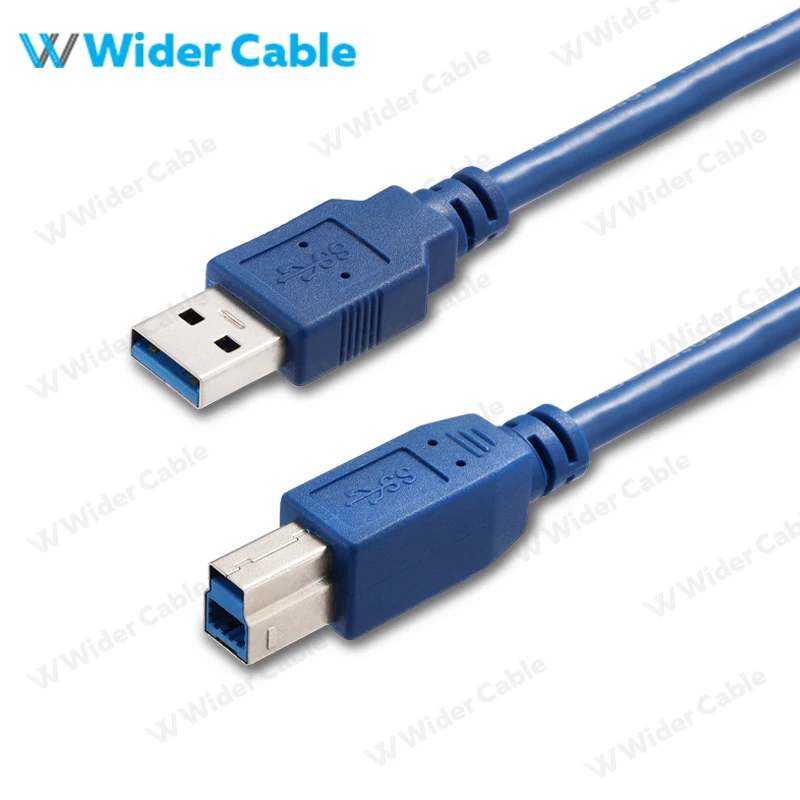 USB 3.0 Printer Cable Type A Male To B Male Super Speed Sync Copper Data Cord~ 