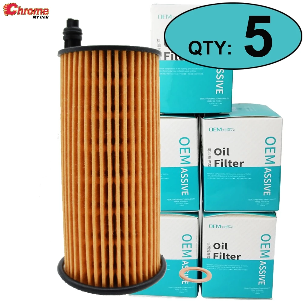 

Five(5) 11428507683 Engine Oil Filters For Toyota AVENSIS VERSO BMW 420d 425d 430d 435d F20 F21 F22 F25 F26 F30 R55 ALPINA D3 D4