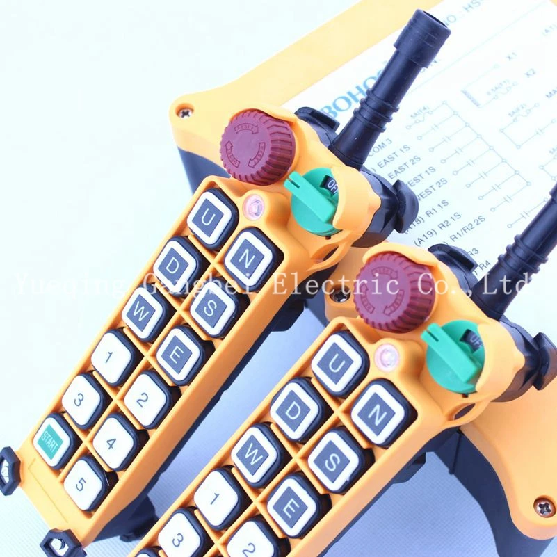 

HS-12S (include 2 transmitter and 1 receiver) crane remote control Your order note need voltage:380VAC 220VAC 36VAC 24VDC