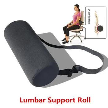 

Lumbar Support Roll Protector Lumbar Cushion Pillow Office Waist Chair Car Lumbar Pillow Volume Cylindrical Car Seat Waist Back