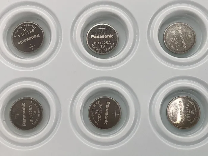 

100pcs/lot New Original Battery For Panasonic BR1225A 3V Wide Temperature Button Lithium High Temperature Batteries BR1225 1225