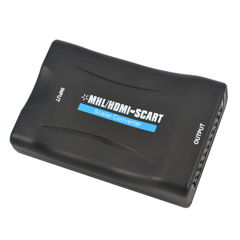 

1080P HDMI to scart Adapter MHL/HDMI to SCART HDMI Video Converter for Samsung Smartphone to CRT TV DVD HDMI TO SCART Converter