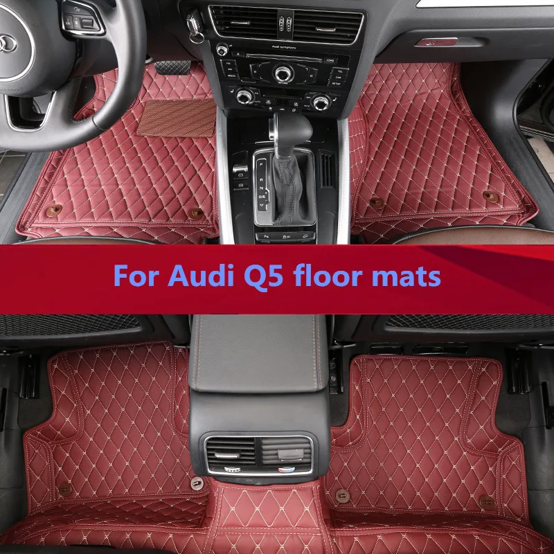 High end custom car floor mats for Audi Q5 Qashqai LHD All 3D liner