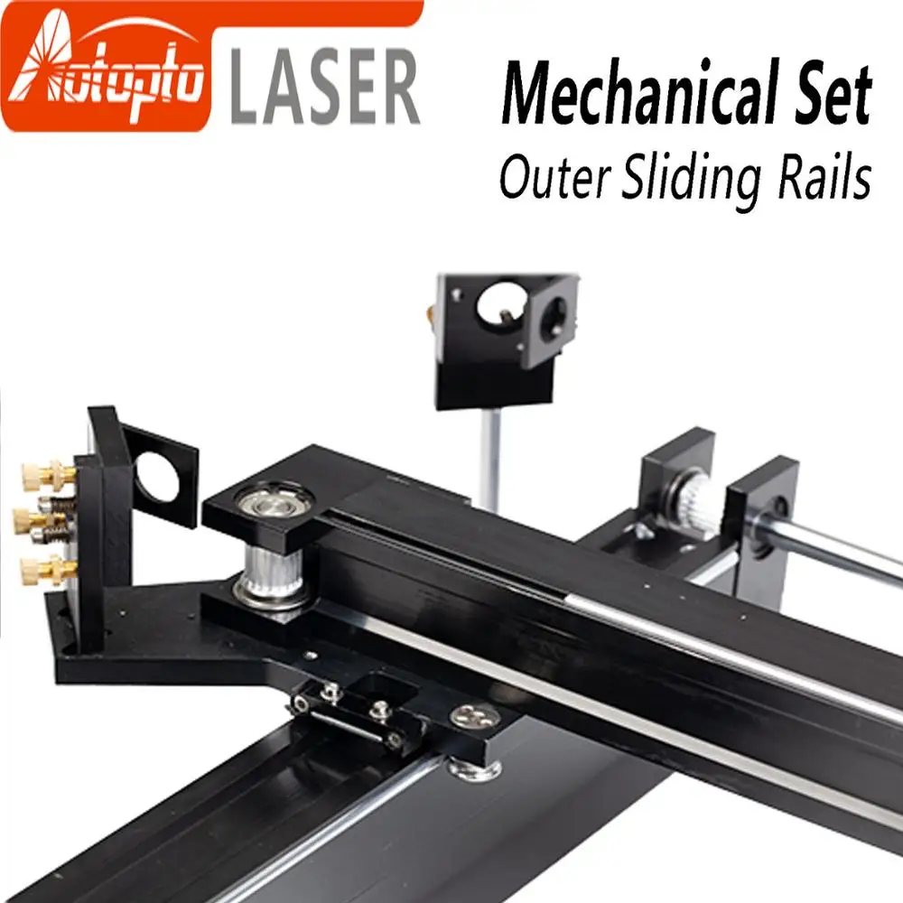 Mechanical Parts Set 1600*1000mm Outer Sliding Rails Kits Spare Parts for DIY 1610 CO2 Laser Engraving Cutting Machine