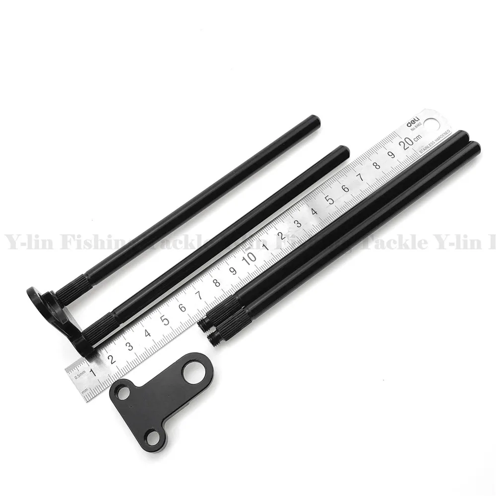 Windproof Snag Bar Ears Aluminum Alloy Windshield Carp Bite Alarm Fishing Tackle Black