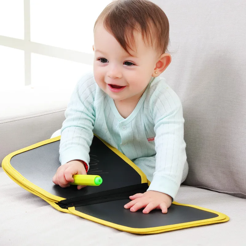 

Cloth Children's Drawing Board Early Learning Enlightenment Learning Portable Development Sketchpad Color Chalk Canvas Book