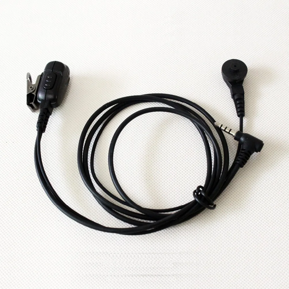 

XQF Headset 1 pin 3.5mm Big PTT Acoustic Air Tube Earpiece For Yaesu Vertex VX-2R VX-3R FT-10R FT-60R VX-10 VX-354 Walkie Talkie