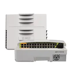 Открытый водостойкий гигабитный переключатель питания по сети Ethernet 24 порта PoE коммутатор с волокном для видеонаблюдения сетевой