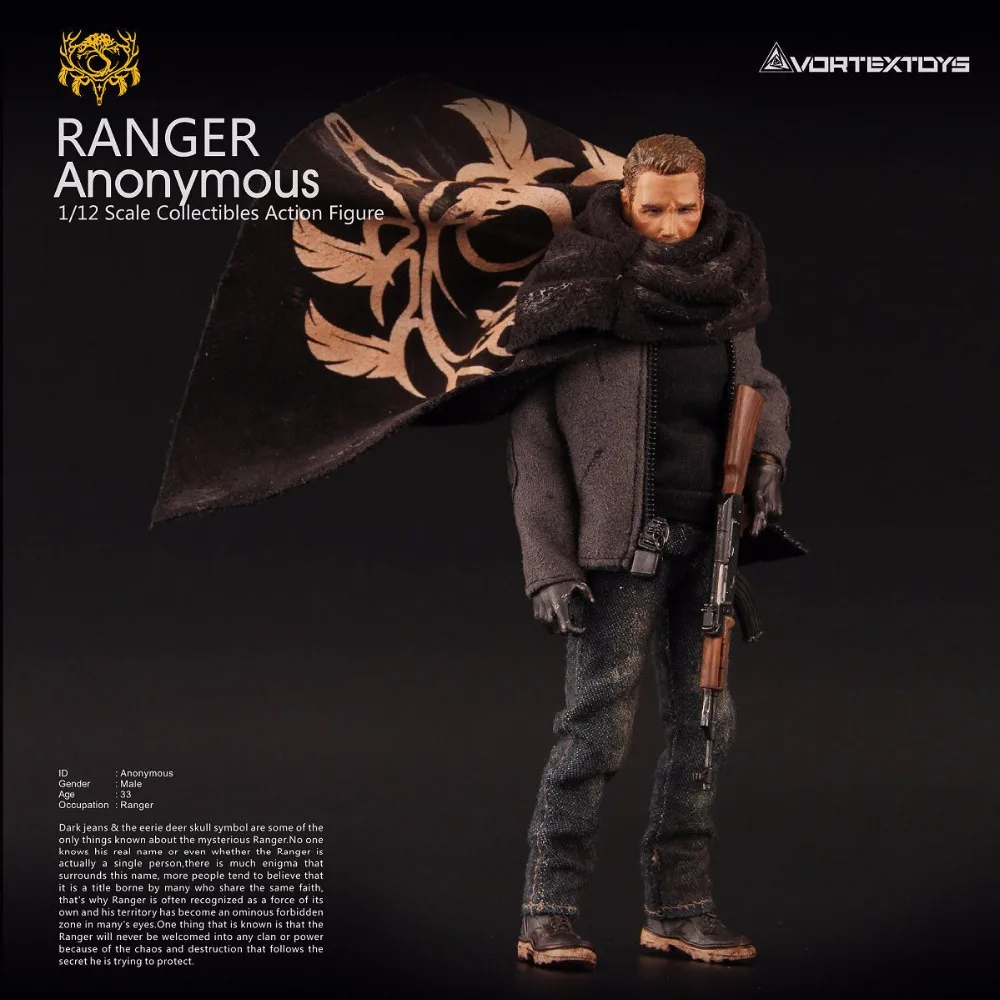 Vortex Toys YEW серия Ranger Anonymous 1/12 фигурка