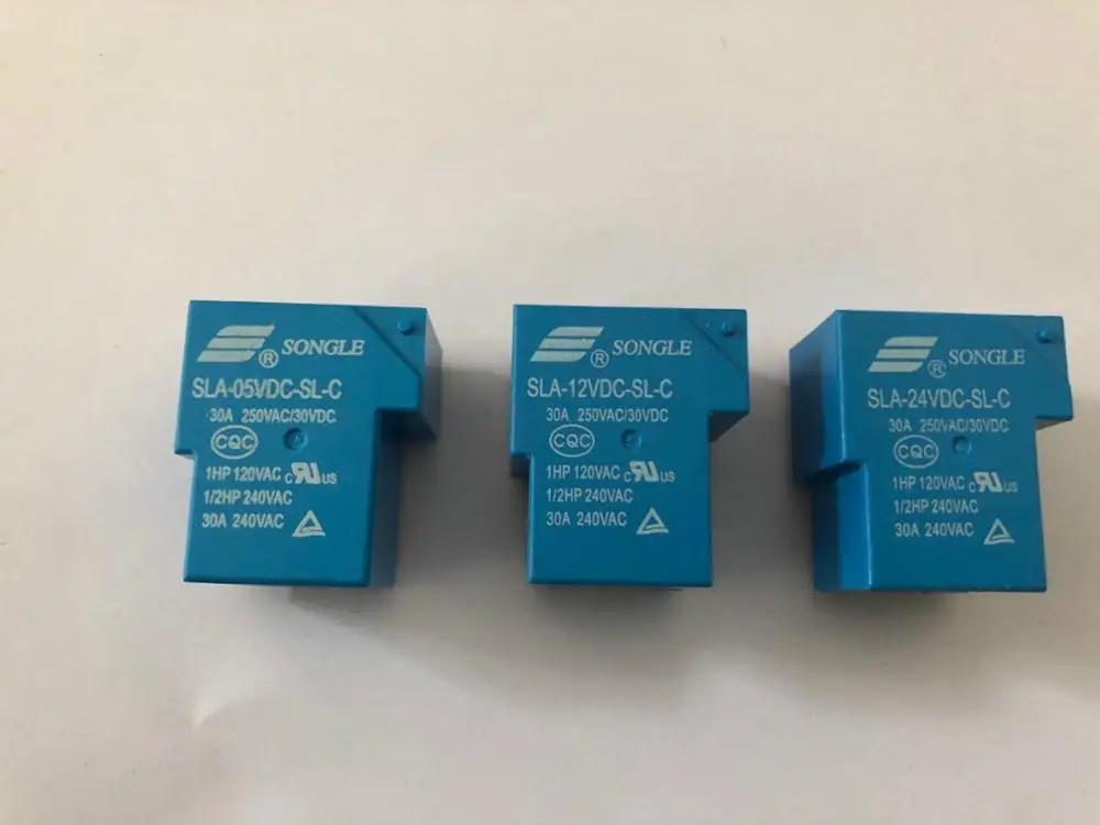 10 шт. реле питания SLA 05VDC SL C 12VDC 5В 12В 24В 6Pin PCB 30А|coil relay|12vdc 30arelay 12vdc |