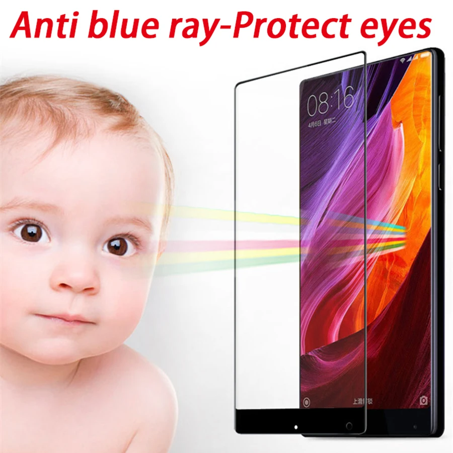 AIBILI 200 шт. 9 H закаленное Стекло для 6 4 дюйма Xiaomi mi х Смартфон 3D изогнутый край Fit