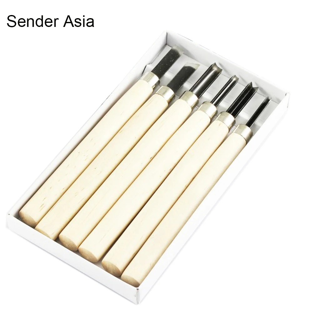 

Woodcut Scorper Hand Wood Carving Chisel Engraving knife Tool Set Carved Wooden Cutter